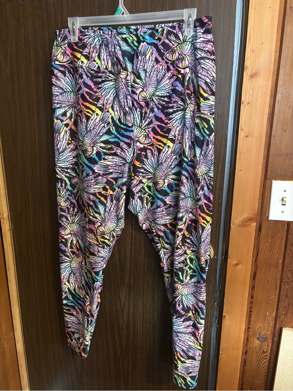 Women’s Black Lion Fish pattern Swim Leggings
